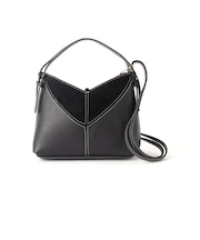 【AULENTTI】スエードコンビハンドバッグ《WEB＆EPOCA THE SHOP店舗限定》