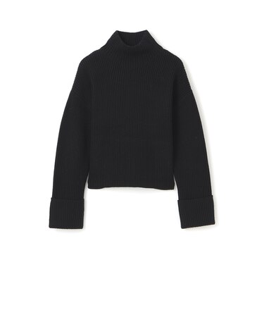 【EPOCA STORIA】クロップドリブニット《WEB＆EPOCA THE SHOP店舗限定》