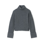 【EPOCA STORIA】クロップドリブニット《WEB＆EPOCA THE SHOP店舗限定》