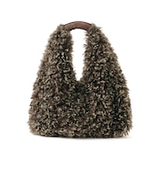 【VIOLAd'ORO】エコファーハンドバッグ《WEB&EPOCA THE SHOP店舗限定》