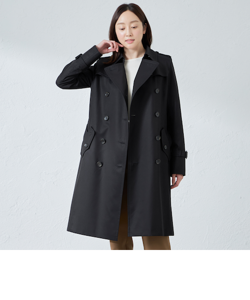 ＜100年コート＞スタンダードモデル ダブルトレンチコート