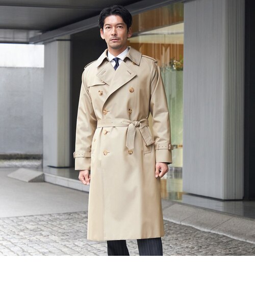 100年コート＞クラシックモデル ダブルトレンチコート｜サンヨーコート