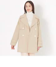 ＜アンブレラコート＞ショートトレンチコート