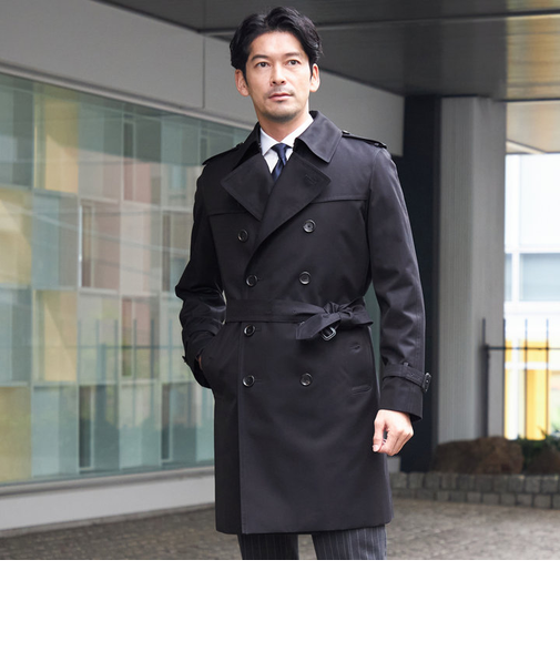 ＜100年コート＞スタンダードモデル ダブルトレンチコート