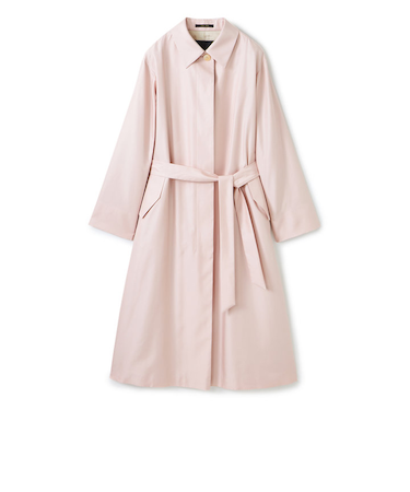 シルクレインコート