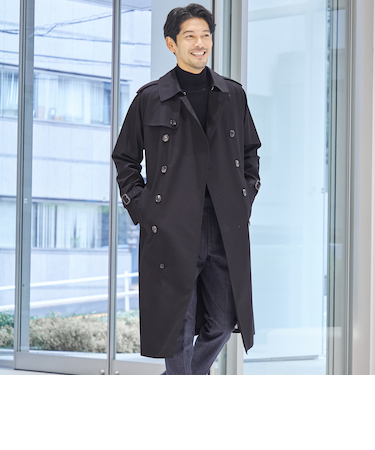 ＜100年コート＞クラシックモデル ダブルトレンチコート