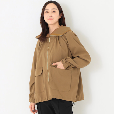 ＜アンブレラコート＞ストレッチツイル ショートブルゾン