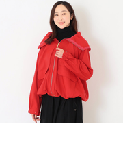 ＜アンブレラコート＞ストレッチツイル ショートブルゾン