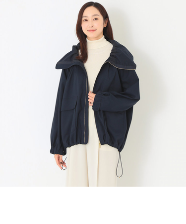 ＜アンブレラコート＞ストレッチツイル ショートブルゾン