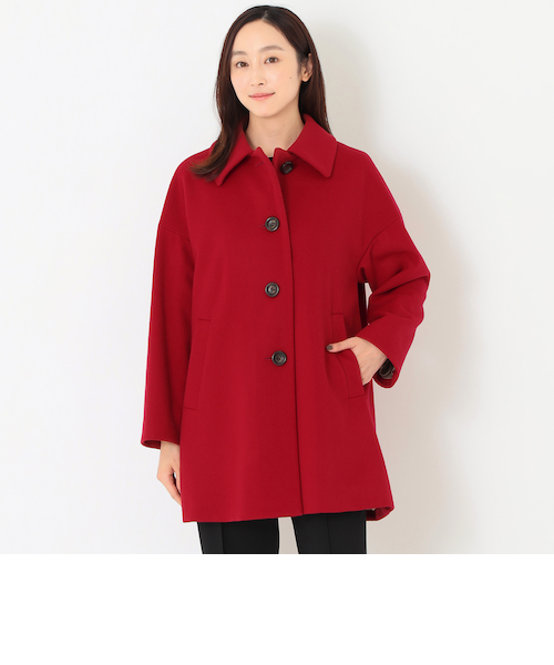 ウールビーバー ショートコート｜サンヨーコートの通販｜&mall