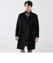 ＜Rain Wool＞スタンドカラーコート