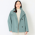 ＜Rain Wool＞スタンドカラー ショートコート