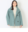 ＜Rain Wool＞スタンドカラー ショートコート