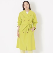 <アンブレラコート>ダブルトレンチササールコート