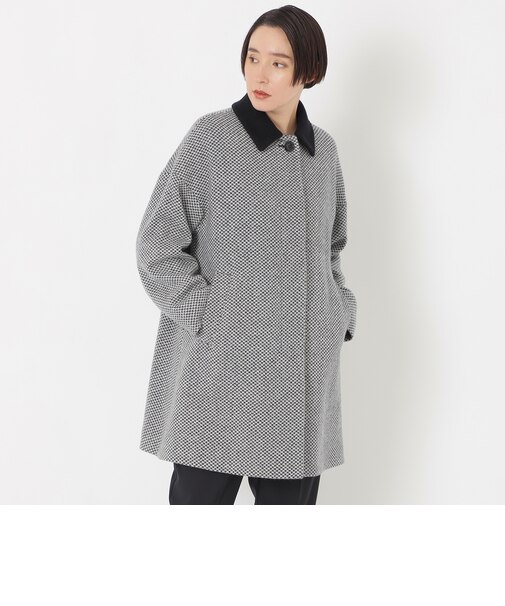 ＜Rain Wool＞バイカラーバルマカーンコート