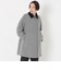 ＜Rain Wool＞バイカラーバルマカーンコート