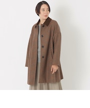 ＜Rain Wool＞バイカラーバルマカーンコート