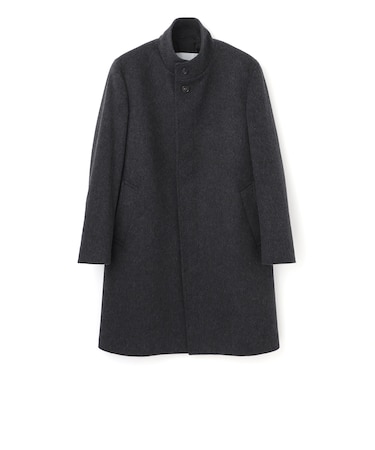 ＜Rain Wool＞スタンドカラーコート