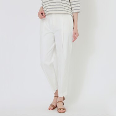 デニムテーパードスラックス