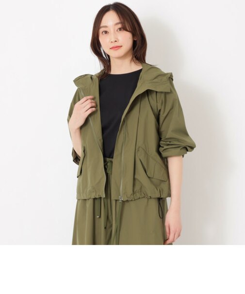 【アンブレラコート】ポケッタブルフーデッドブルゾン