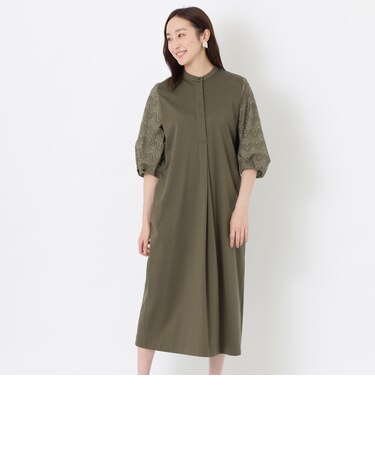 レースコンビワンピース