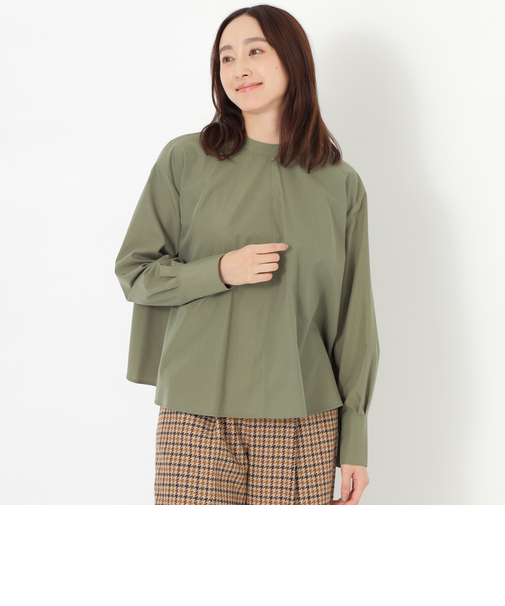 バックリボンフレアブラウス