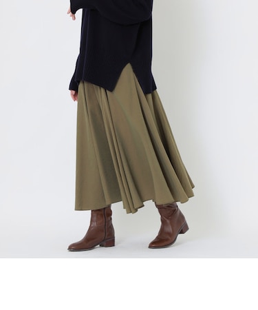 シャンブレフレアスカート