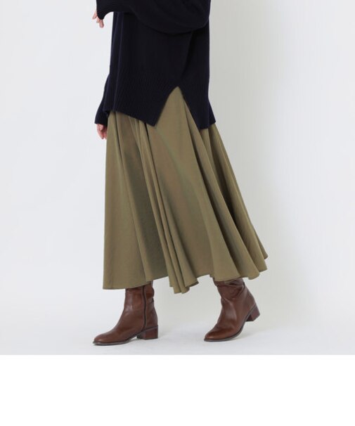 シャンブレフレアスカート