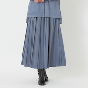 エコスエードプリーツスカート