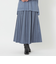 エコスエードプリーツスカート