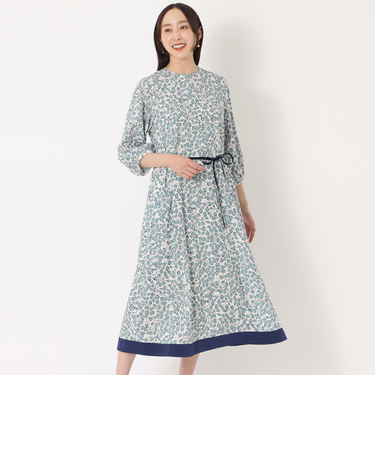 リーフプリントワンピース