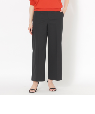 ダブルクロスストレッチワイドパンツ