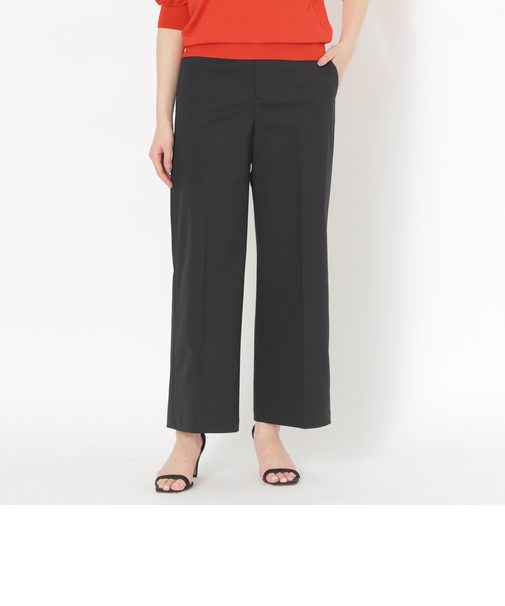 ダブルクロスストレッチワイドパンツ