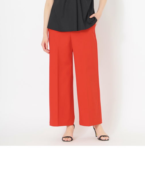 ダブルクロスストレッチワイドパンツ