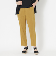 ストレッチリネンテーパードパンツ