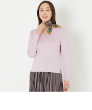 【ウォッシャブルシルク】Vネックプルオーバー