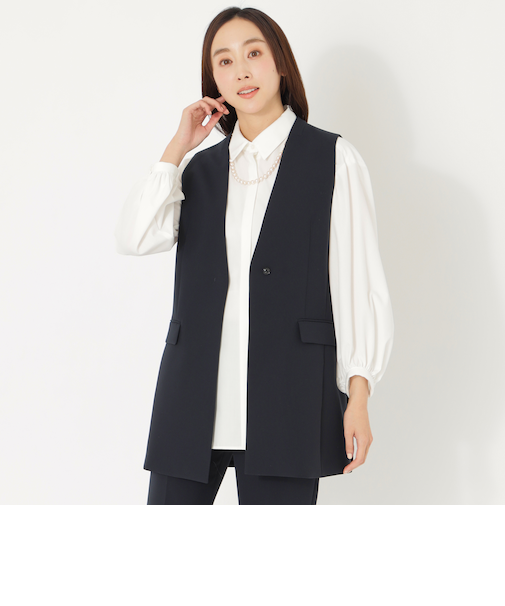 【WARDROBE】ノーカラージレ