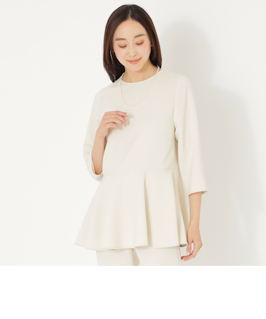 【WARDROBE】ペプラムブラウス