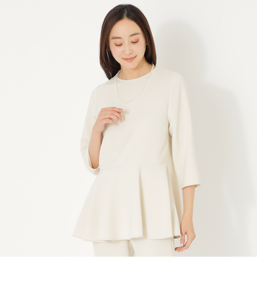 【WARDROBE】ペプラムブラウス