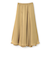 サテンフレアスカート