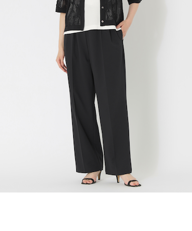 ツータックワイドイージーパンツ