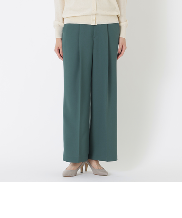 トリプルツイストタックワイドパンツ