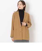 ウールミックスダブルクロスジャコット