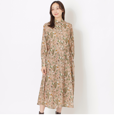 【HAIBARA】プリントワンピース