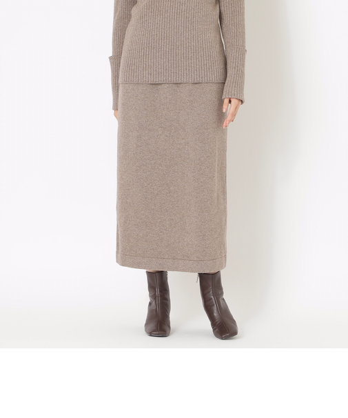ニットセットアップスカート