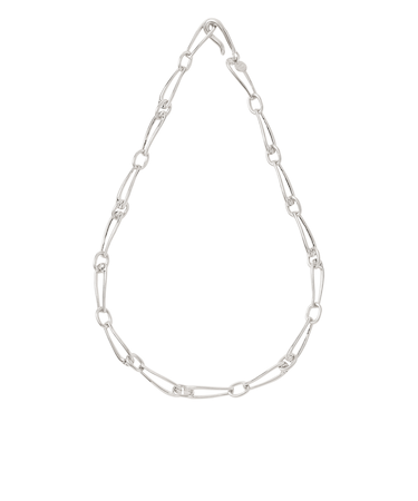 デザインチェーンフックネックレス