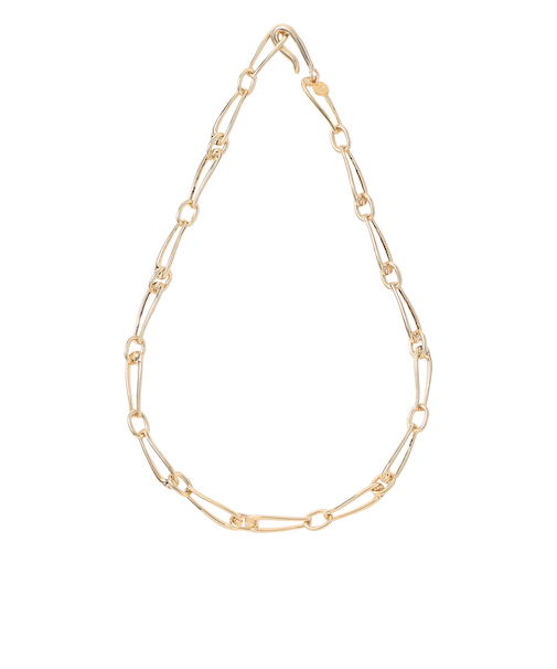 デザインチェーンフックネックレス