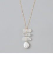 【beq Pettina】バロックパールロングネックレス