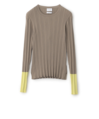 カラーブロックニット