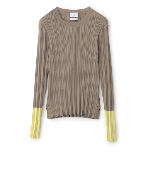 カラーブロックニット